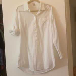 White Tunic Button up
